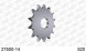 27500-14 звезда передняя KAWASAKI KLE 650, NINJA, EJ800, SUZUKI SV 650, YAMAHA WR (ведущая) стальная, 520, AFAM (JTF565.14)