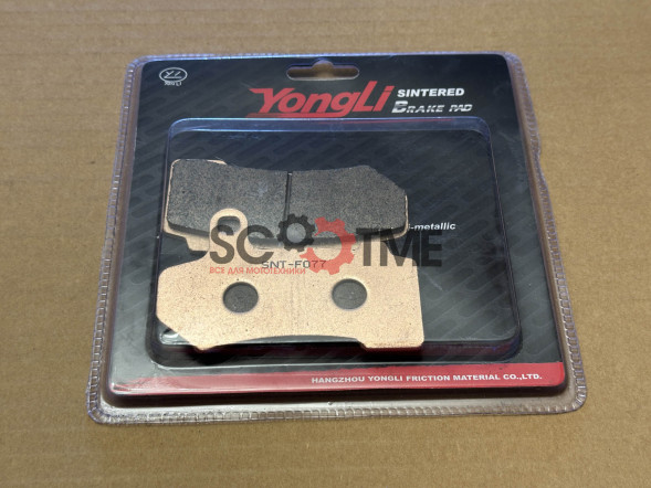 SNT-F077 Тормозные колодки дисковые мото YONGLI Sintered (FDB2210ST)