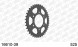 16610-39 звезда задняя KAWASAKI ZX 10 R ZX 1000, KLZ, KAWASAKI Z 1000 (ведомая) стальная, 525, AFAM (JTR1489.39)
