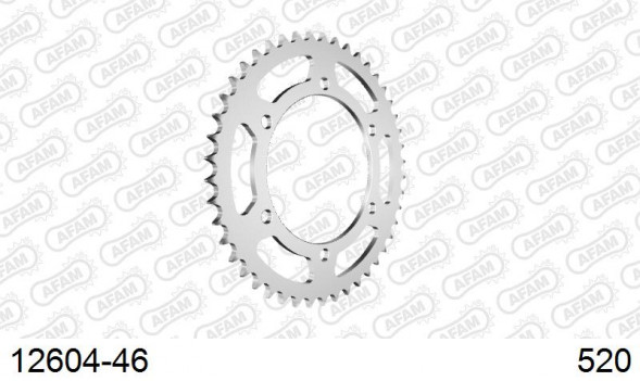 12604-46 звезда задняя YAMAHA XJ 6 (ведомая) стальная, 520, AFAM (JTR245/3.46)
