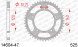 14604-47 звезда задняя SUZUKI GSX 750, 1200 (ведомая) стальная, 525, AFAM (JTR1792.47)