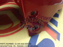Крыло переднее SYM ORBIT 50 [ЦВЕТ: RED R010CA]