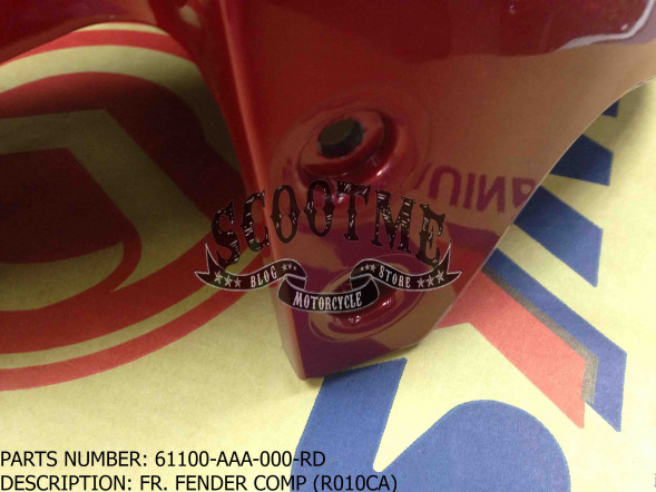 Крыло переднее SYM ORBIT 50 [ЦВЕТ: RED R010CA]