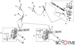 Штифт направляющий тормозных колодок SYM MAXSYM 400i ABS