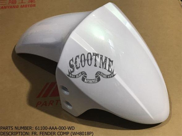 Крыло переднее SYM ORBIT 50 [ЦВЕТ: WHITE WH8018P]