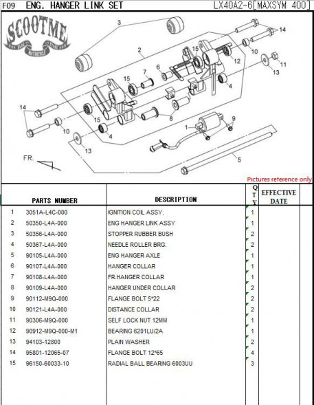 Катушка зажигания SYM MAXSYM 400i ABS (LX40A2-6)