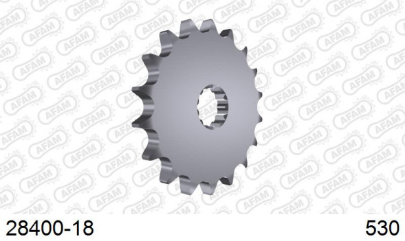28400-18 звезда передняя SUZUKI GSF Bandit, GSX, KAWASAKI VN 800 (ведущая) стальная, 530, AFAM (JTF513.18)