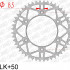 71304SLK+50 звезда задняя HUSQVARNA FC, TE, TX, KTM EXC, SX (ведомая) стальная, самоочищающаяся, облегченная, 520, AFAM (JTR897.50)