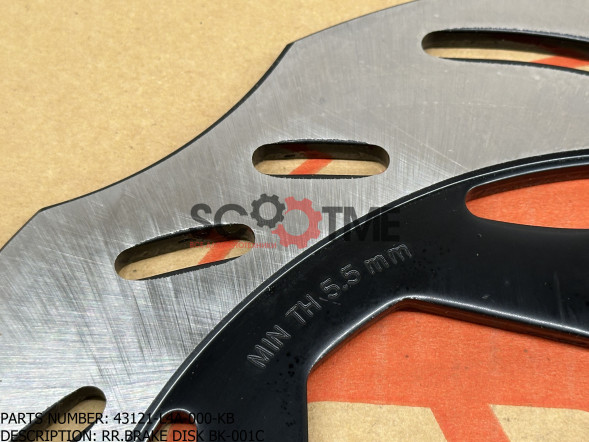 Диск тормозной задний SYM MAXSYM 400i ABS [ЦВЕТ: ЧЕРНЫЙ BK-001C]