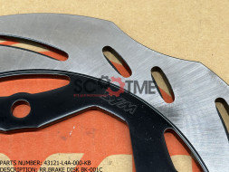 Диск тормозной задний SYM MAXSYM 400i ABS [ЦВЕТ: ЧЕРНЫЙ BK-001C]