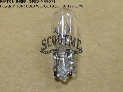 Лампа габаритного освещения 12V-1.7W SYM ORBIT 50