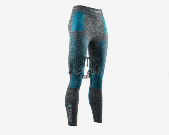 Термобрюки женские X-BIONIC ENERGY ACCUMULATOR 4.0 MELANGE (DARK GREY MELANGE/BLUE)