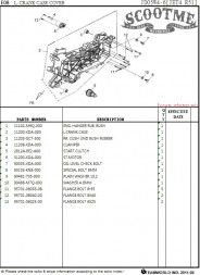 Болт для проверки уровня масла в редукторе SYM Jet 4 50 NAKED
