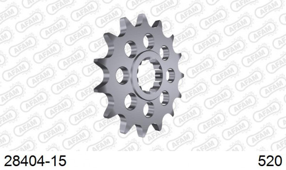 28404-15 звезда передняя KAWASAKI ZX, SUZUKI GSX, TRIUMPH 675 (ведущая) стальная, 520, AFAM (JTF1516.15 wrong)