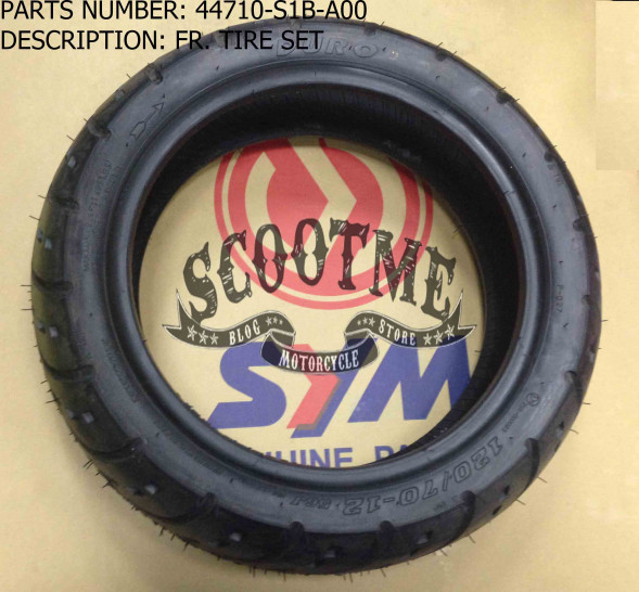Передняя покрышка DURO 120/70-12 56J Nylon SYM ORBIT 50
