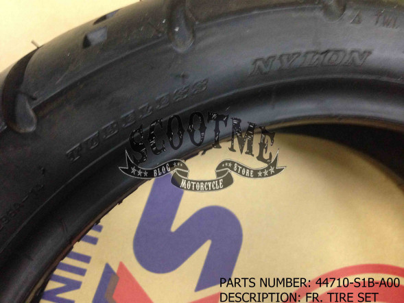 Передняя покрышка DURO 120/70-12 56J Nylon SYM ORBIT 50