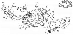 Кран топливный SYM ATV 600LE