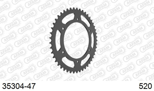 35304-47 звезда задняя APRILIA 650 Pegaso, BMW F 650, (ведомая) стальная, 520, AFAM (JTR5.47)