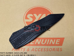 Коврик пола SYM CRUiSYM 300i [Правый, часть B, цвет: BK-001U]