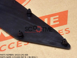 Коврик пола SYM CRUiSYM 300i [Правый, часть B, цвет: BK-001U]