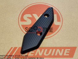Накладка стекла левая SYM MAXSYM TL 500i [BK-001U]