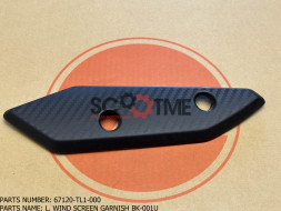 Накладка стекла левая SYM MAXSYM TL 500i [BK-001U]