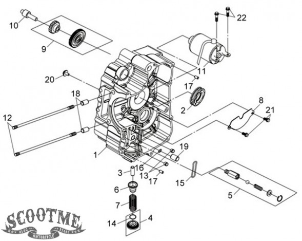 Электростартер SYM MAXSYM 400i ABS