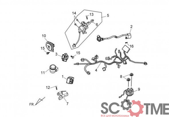 Реле регулятор SYM ALLO 50 (ZDA)