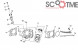 Прокладка цилиндра ДВС SYM ATV 600LE