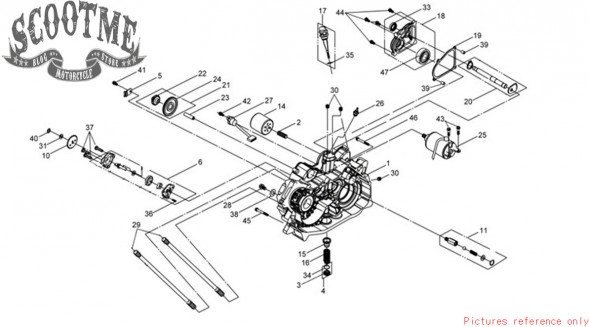 Шестерня привода масляного насоса SYM ATV 600