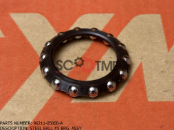 Подшипник рулевой колонки верхний в обойме SYM ORBIT 50 [#8, 6.35мм, 1/4, 14шт.]