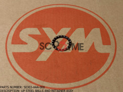 Подшипник рулевой колонки нижний в обойме SYM ORBIT 50 [#5, 3.969мм, 5/32, 18шт.]
