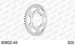 50602-45 звезда задняя DUCATI 900 Supersportt, Monster, SP3 Superbike (ведомая) стальная, 520, AFAM (JTR735.45)
