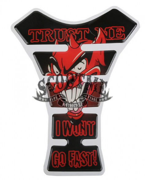 Наклейка на бак "Trust Me I Wont Go Fast" 3D Gel 