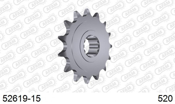 52619-15 звезда передняя DUCATI 821 Monster (ведущая) стальная, 520, AFAM