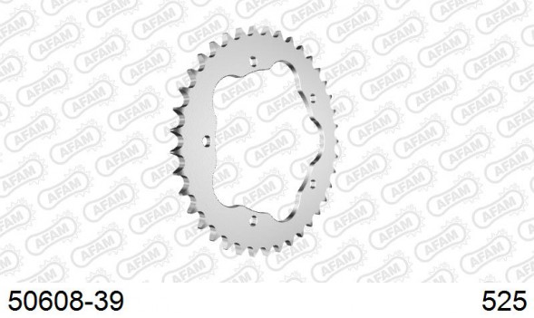 50608-39 звезда задняя DUCATI Evo, SPS, Matrix (ведомая) стальная, 525, AFAM