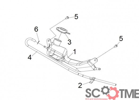 Бачок расширительный SYM MAXSYM TL 500i