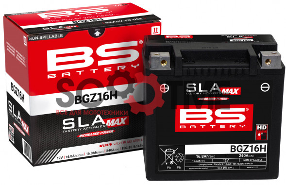Аккумулятор BS-BATTERY BGZ16H (YTX14H)