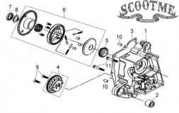 Винт с фланцем SH М6×100 SYM SYMPHONY 50SR