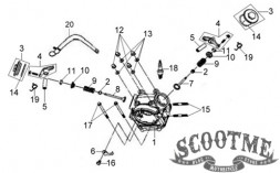 Пластина вала SYM Symphony 50SR