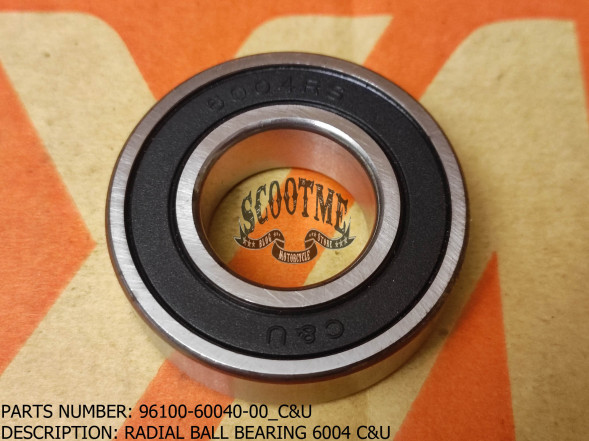 Подшипник шариковый радиальный SYM ORBIT 50 [С&amp;U 6004 2RC]