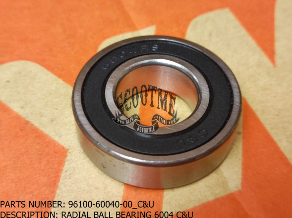 Подшипник шариковый радиальный SYM ORBIT 50 [С&amp;U 6004 2RC]