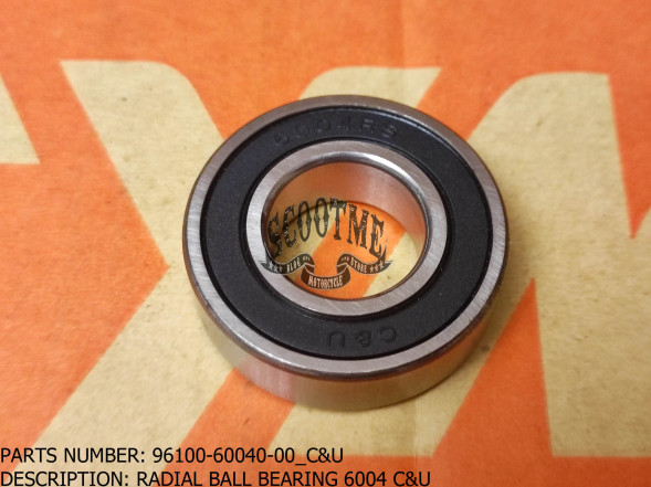 Подшипник шариковый радиальный SYM ORBIT 50 [С&amp;U 6004 2RC]