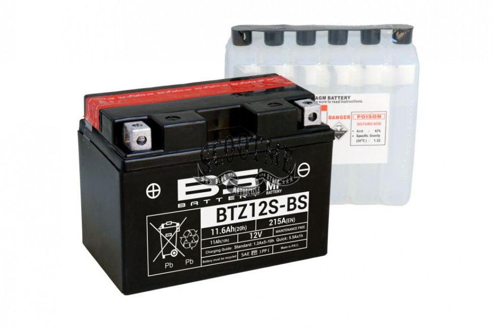 Аккумулятор BS-BATTERY BTZ12S-BS (YTZ12S)