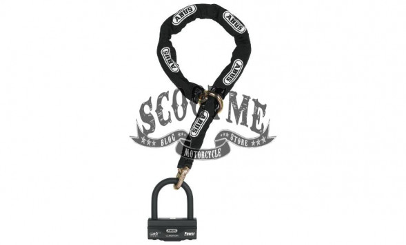 Цепь с замком ABUS GRANIT 58 12KS Black Loop
