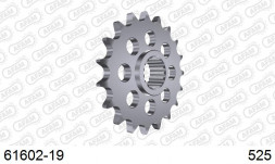 61602-19 звезда передняя BMW F 800 R (ведущая) стальная, 525, AFAM