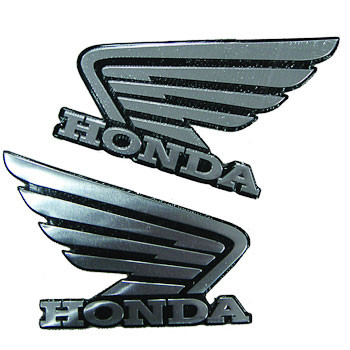 Наклейки (пара) (10мм*11мм) Honda (метал)