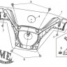 Эмблема облицовки руля SYM MAXSYM 400