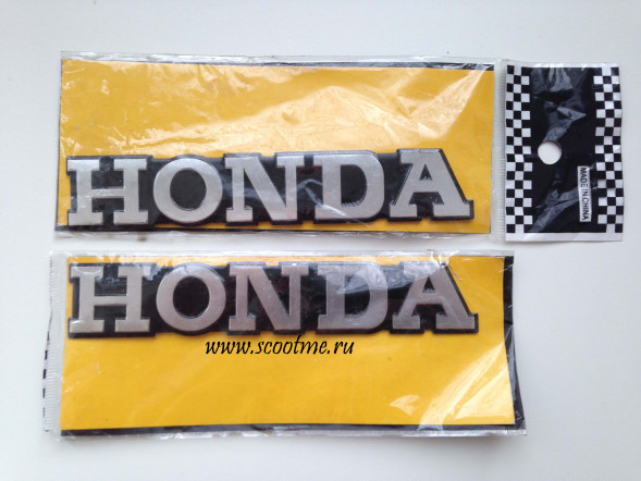 Наклейка (25мм*135мм) Honda (метал)