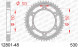12801-48 звезда задняя YAMAHA FZR 1000, FZS 600, YZF 1000 (ведомая) стальная, 530, AFAM (JTR859.48)